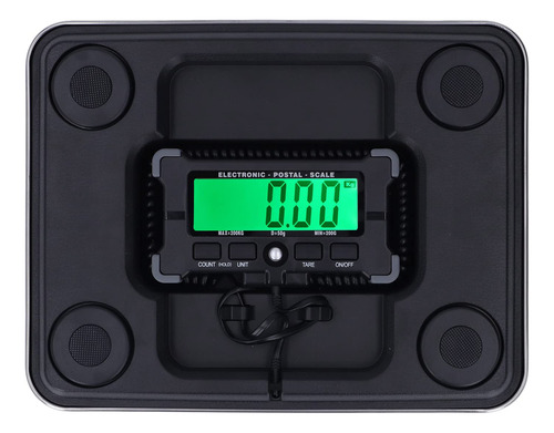 Escala De Envío Digital 200 Kg Precisión 0,05 Kg Acero Inoxi