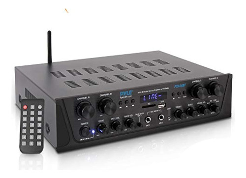 Amplificador Bluetooth Inalámbrico Karaoke Pyle De 500 W, 4