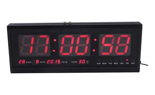 Reloj Despertador Proyector De Hora - Multirebajas