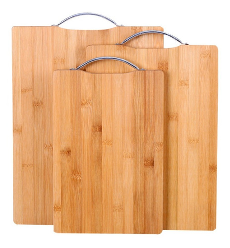 Tabla Picar Bambu Cocina Tabla Cortar Bamboo 24x34cm