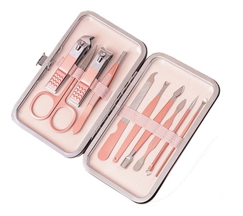 Set Cortauñas Tijera Pie Manos Pedicure Manicure 10 Piezas