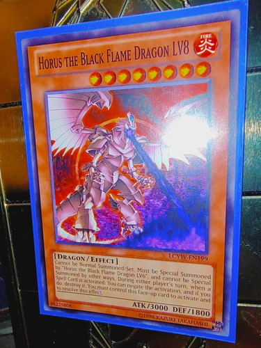 Yugioh! Horus The Black Flame Dragon Lv8 Común Lcyw-en199 