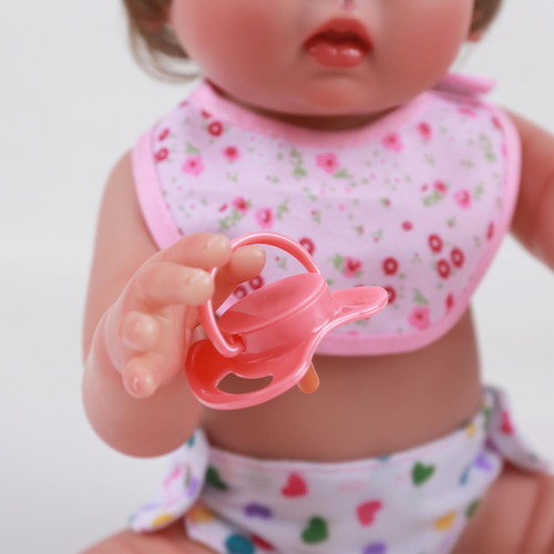 Set De Comida Para Bebés Chupete, Cuchillo, Tenedor Y Babero