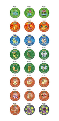 Imagen 5 de 7 de Taps Pokemon Coleccion Completa 151 Tazos + 9 Personajes
