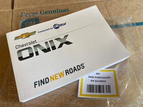 Manual Do Proprietário Onix 2016/19 Original Em Branco.