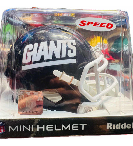 Mini Casco Riddell Speed New York Giants Retro