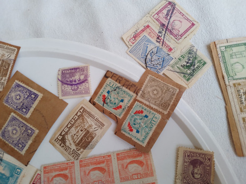 Antiguas Estampillas Paraguay Bolivia Variadas L 11 Bis (Usado)