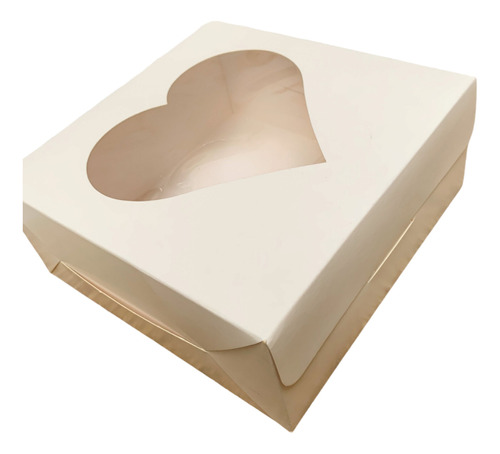 Caja Multiuso Grande X 10 C/visor Corazón-( 19 X 19 X 8 )