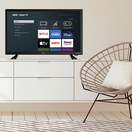 Imagen 2 de 6 de Tv Onn Smart 24 Pulgadas, Roku Incluido. 720p Hd Led
