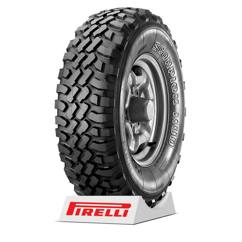 Pneu Pirelli Aro 15 - 30x9.5r15 - Scorpion Mud - 104q (letra
