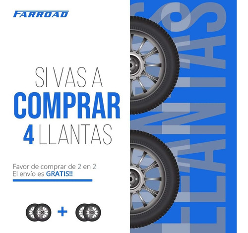 Llanta 265/70 R 16 Lt 121/118r Farroad Frd86 10c