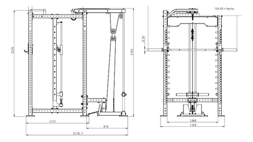 Torre Multifuncional Unifitness Con Peso Incluido