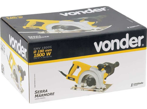 Sierra para mármol 7.1/8 1.800w SMV1800s Vonder 220v