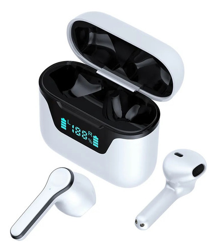 Audífonos In-ear Inalámbricos Bluetooth Kl-11 Blanco Negro