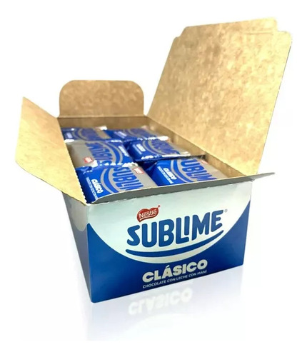 Sublime Chocolate Con Mani Caja