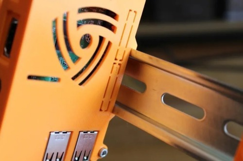 Case/base Fixadora Raspberry Pi 4 - Trilho Din