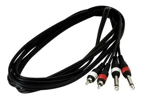 Cable Warwick Rcl20934 D4 2x 6,5 M 2x Rca X 3 Metros