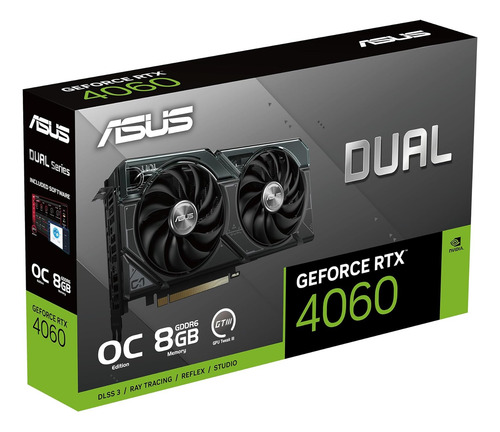 Tarjeta De Video Asus Geforce Dual-rtx4060-08g Blanca 8gb