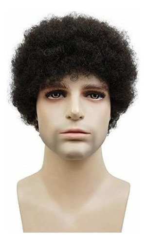 Pelucas - Aimole Afro Short Curly Wigs 100% Human Hair W