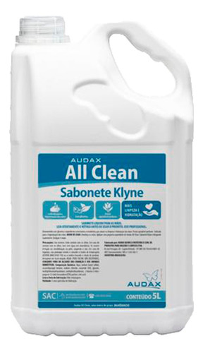 Sabonete Liquido Klyne 5l Audax All Clean