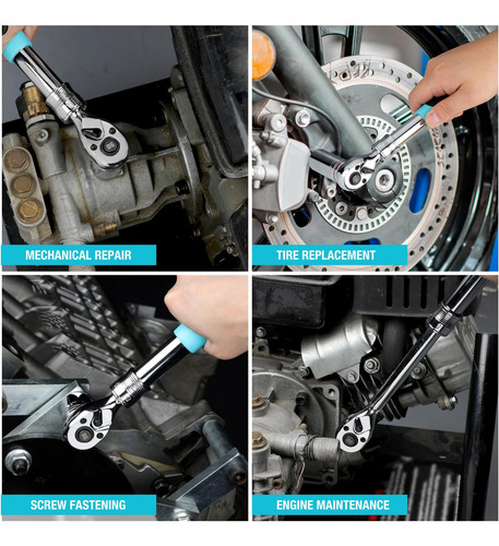 Trinquete Extensible Duratech Drive, Llave De Trinquete De L