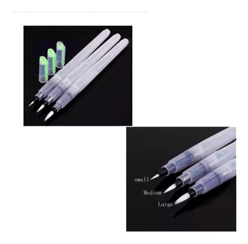 Imagen 2 de 4 de Kit Acuarelas + Papel Acuarela + Pincel Recargable Y Paleta