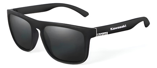 Óculos Sol Polarizado Kawasaki Uv400 Esporte Caminhada Pesca Ocean Preto Ninja Preto Polarizado Uv400 Antirreflexo Preto Preto Kawasaki