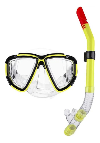 Set Snorkel Careta De Entrenamiento Adulto