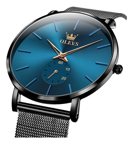 Reloj De Cuarzo Impermeable Olevs Mesh Belt Business