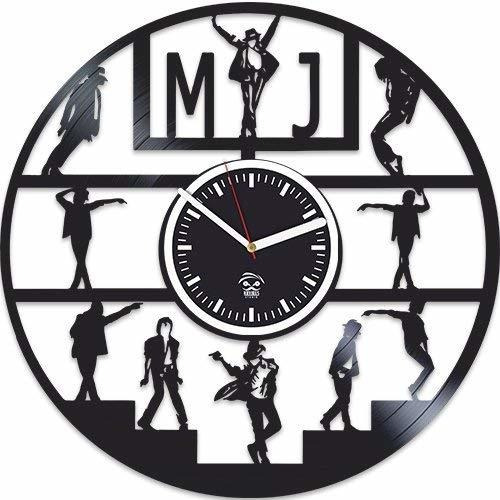 Kovides Moonwalker Reloj De Pared De Vinilo, Reloj De Michae