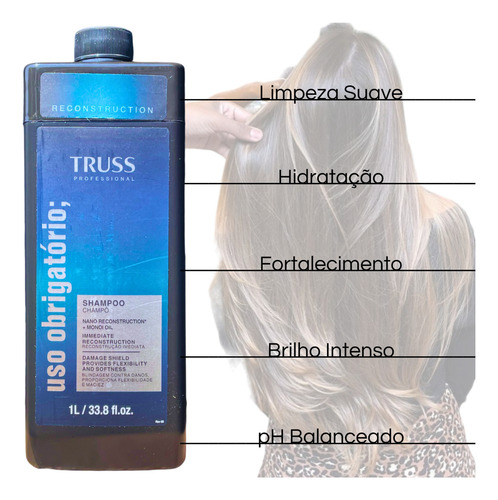 Truss Uso Obrigatório Shampoo E Condicionador - 1litro