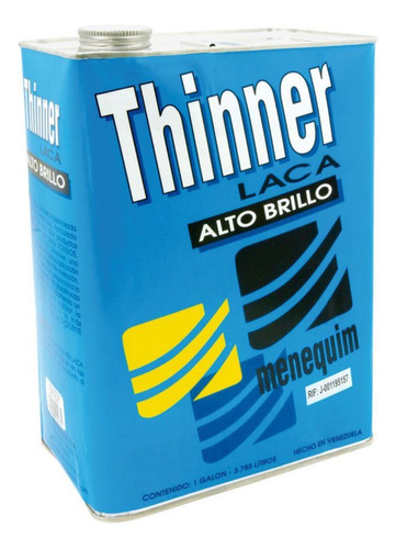 Thinner Laca Alto Brillo 1 Galon