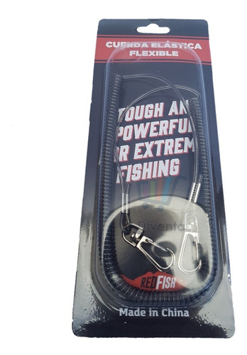 Cuerda Elastica Con Mosqueton Pesca Para Boga Grip