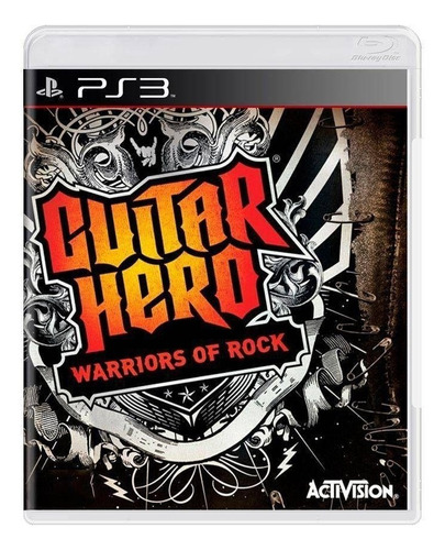 Guitar Hero Warriors Of Rock Ps3 Mídia Física Seminovo