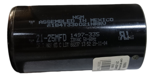 Capacitor De Arranque 21uf-25uf, 330vca Resistencia 15k Ohm