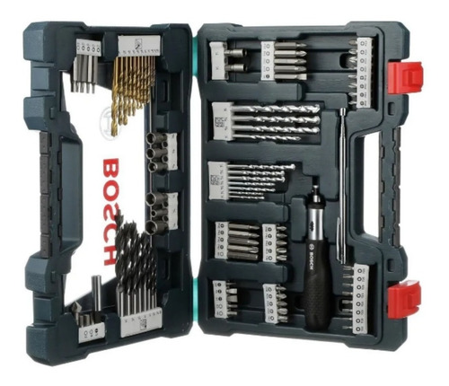 Imagen 3 de 10 de Set Brocas Puntas Bosch Para Madera Metal Concreto 91 Piezas