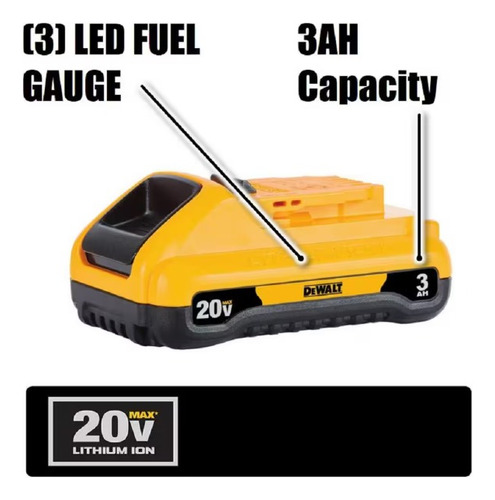 Dewalt Dcb230 Bateria De 3ah 20vmax Lition (Usado)
