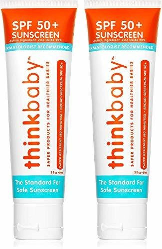 Thinkbaby: Protector Solar Spf 50, 3 Oz (paquete De 2)