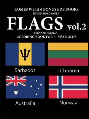 Libro Coloring Books For 7+ Year Olds (flags Vol. 2) - Pa...