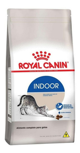Ração Cat Indoor Para Gatos Adultos 400g Royal Canin
