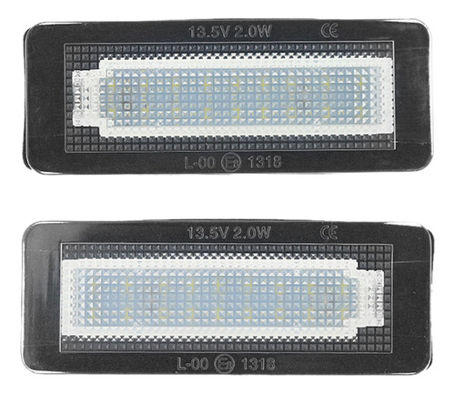 2 Luces Led Para Matrícula De Coche, Para Fortwo W