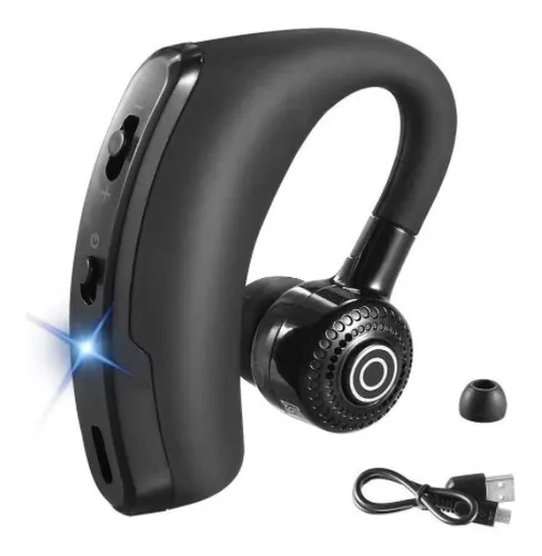  Auriculares Bluetooth para iPhone Android teléfono celular, auricular  Bluetooth V5.0 con CVC8.0 Dual Mic Cancelación de ruido y botones de  silencio/volumen, auriculares inalámbricos manos libres para : Celulares y  Accesorios