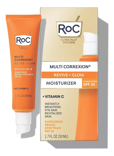 Roc Multi Correxion Revive + Glow, Suero De Vitamina C 10% .
