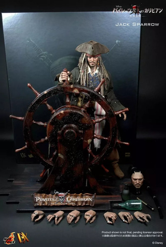 Boneco Jack Sparrow Action Figure Piratas Do Caribe Hot Toys