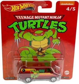 Hot Wheels Gmc Panel Tortugas Ninja Gomoso Premium Nuevo