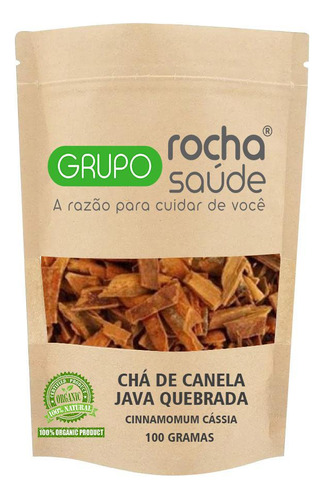 Cha De Canela Java Quebrada  100 Gramas