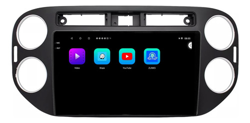 Central Multimidia Tiguan 10/17 9p Android 2gb 64gb Carplay