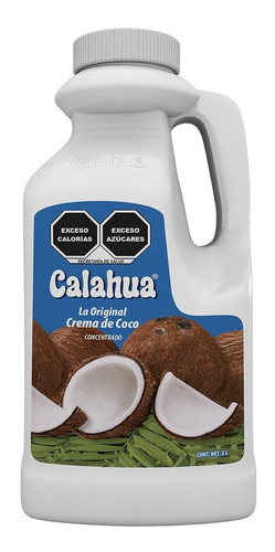 Calahua Crema De Coco Natural 2 Litros