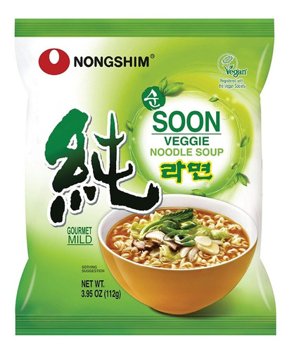 Shin Ramyun Vegano Ramen Corea - g a $169