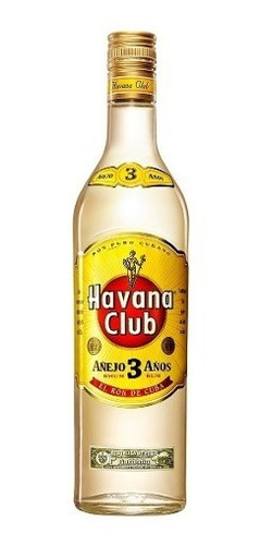 Imagen 1 de 5 de Havana Club Añejo 3 Años Ron Blanco Botella De 750 Ml Sabor Añejo 3 Años